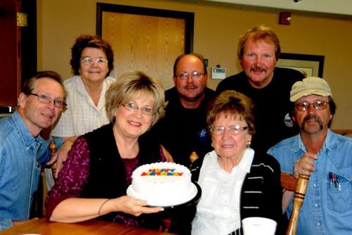 Some of the Brooks family on my birthday