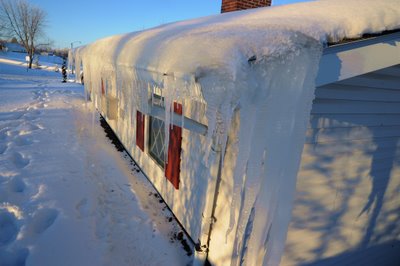 We've had our share of ice here - it's everywhere!