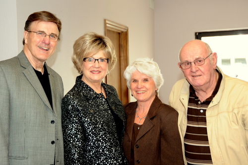 us with Jack & Lorna, whoc is originally from Peever, SD and Larry's high school classmate