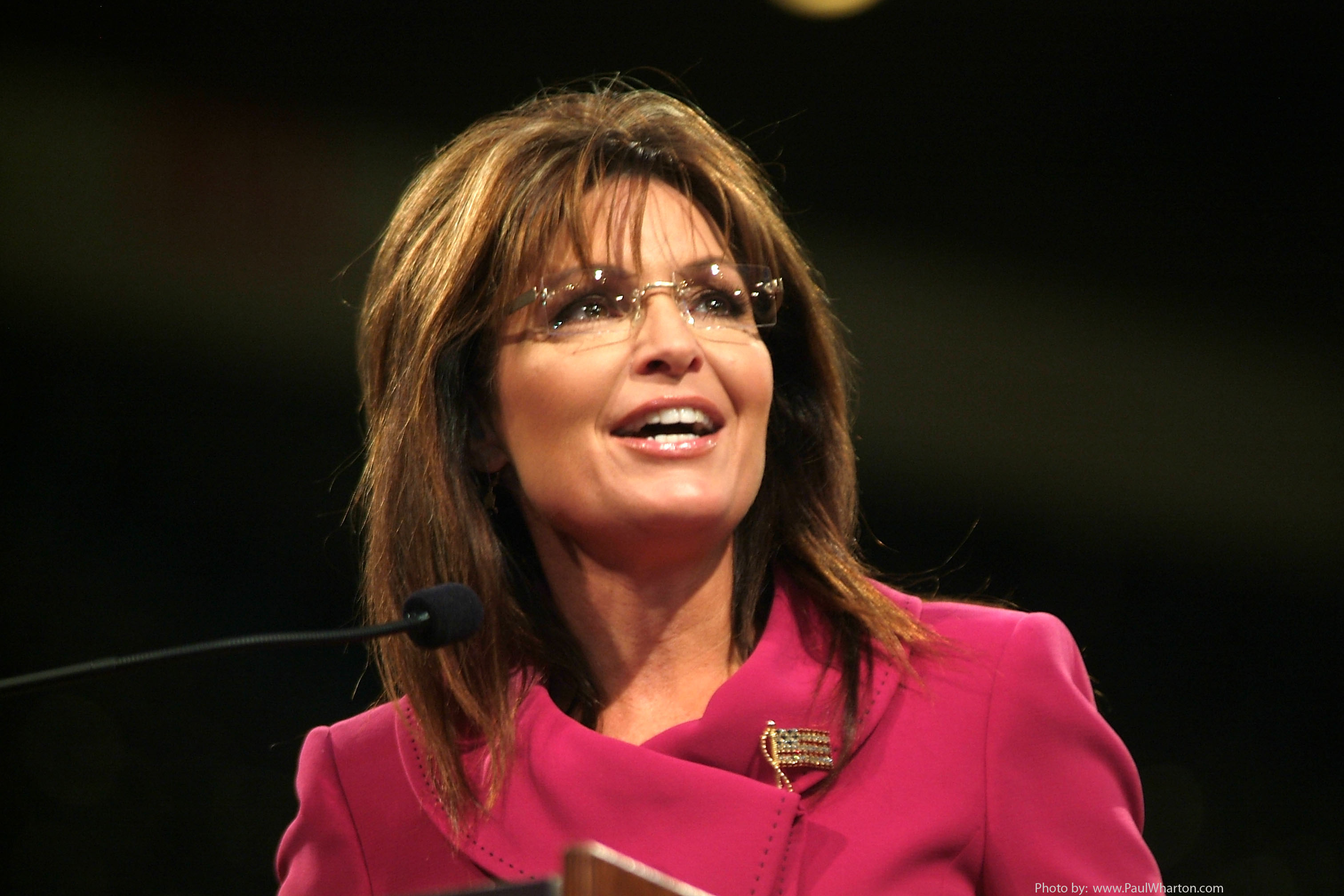 Sarah Palin - photo by www.paulwharton.com.