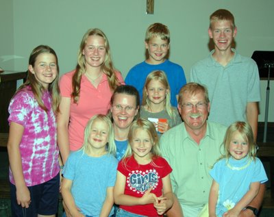 Stephen & Ann Zubke with some of their children