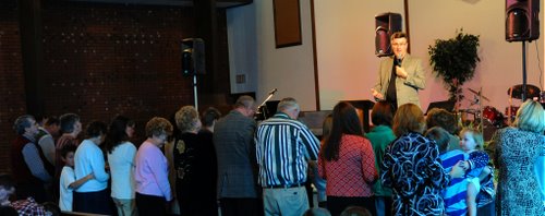 Altar call at Manteo, NC