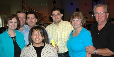 Chuck & Brenda Corwin, Larry & Barb Lamfers and other dinner guests