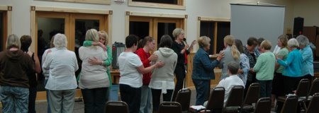 women praying